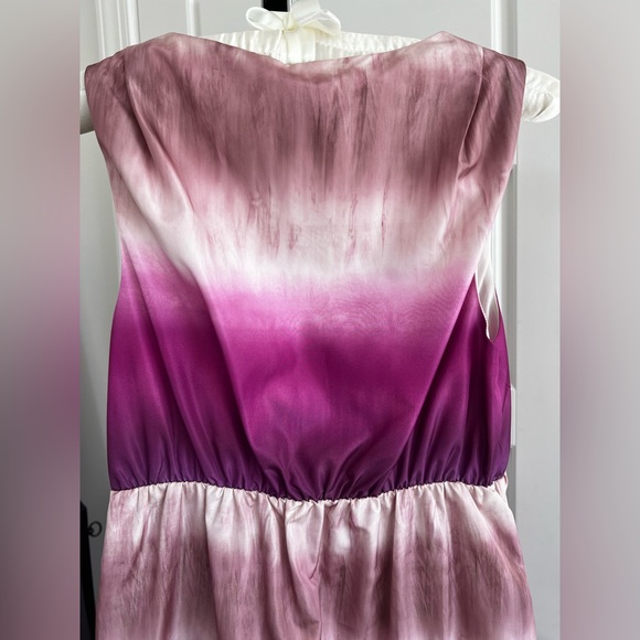 Adam Lippes pink/purple ombré dip dye dress, size 4, never worn, made in NYC. - Picture 7 of 9